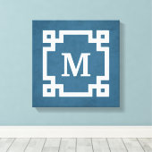 モノグラムデザイン キャンバスプリント (インサイチュ (ウッドフロア))