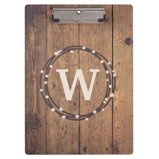 モノグラムデザイン クリップボード (正面)