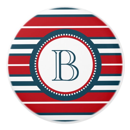 モノグラムデザイン セラミックノブ (正面)