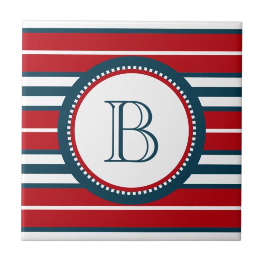 モノグラムデザイン タイル (正面)