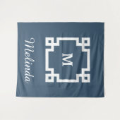 モノグラムデザイン タペストリー (正面(横))