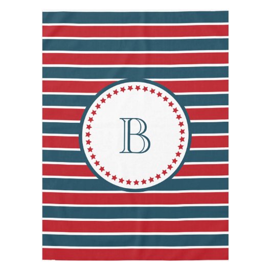 モノグラムデザイン テーブルクロス (正面)