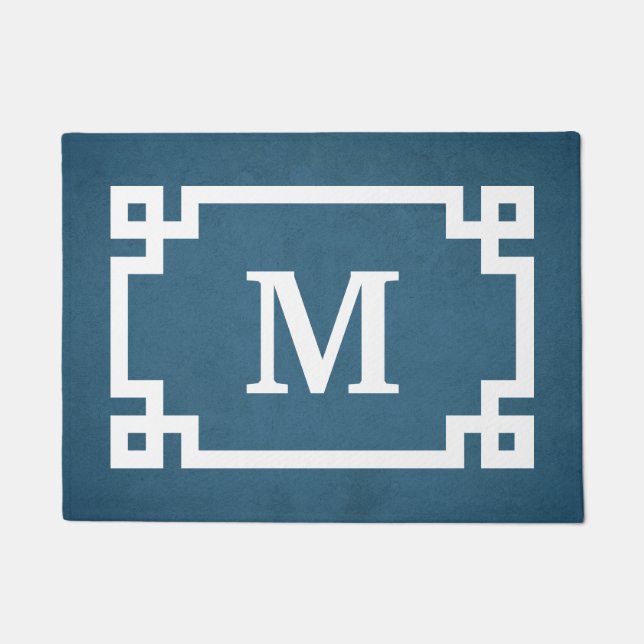 モノグラムデザイン ドアマット (正面)