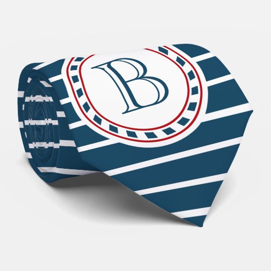 モノグラムデザイン ネクタイ (ロール)