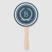 モノグラムデザイン ハンドファン (裏面)