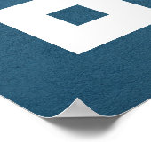 モノグラムデザイン ポスター (角)