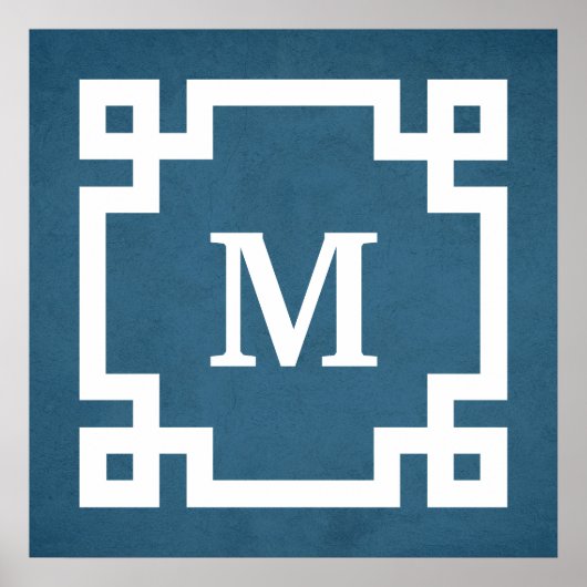 モノグラムデザイン ポスター (正面)