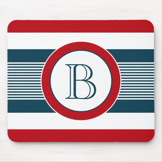 モノグラムデザイン マウスパッド (正面)