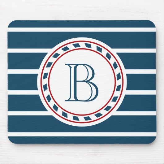 モノグラムデザイン マウスパッド (正面)