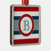 モノグラムデザイン メタルオーナメント (右)