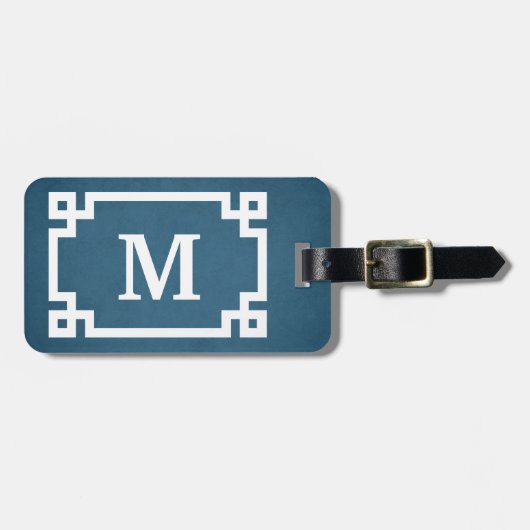 モノグラムデザイン ラゲッジタグ (正面横)