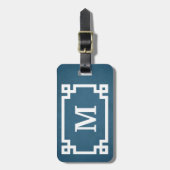 モノグラムデザイン ラゲッジタグ (正面縦)