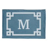 モノグラムデザイン 枕カバー (裏面)