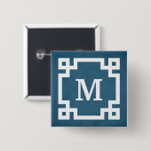 モノグラムデザイン 缶バッジ (正面&裏面)