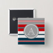 モノグラムデザイン 缶バッジ (正面&裏面)