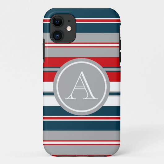 モノグラムデザイン Case-Mate iPhoneケース (裏面)