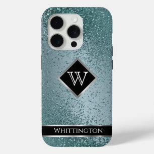 モノグラムトゥイングラデーションクル – ティール(緑がかった色) iPhone 15 PROケース