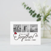 モノグラムトゥガータイポグラフィアートインスタグラムフォト ポストカード (スタンド正面)