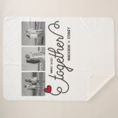 モノグラムトゥガータイポグラフィアートインスタグラム写真 シェルパブランケット (正面(横))