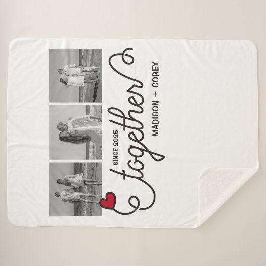 モノグラムトゥガータイポグラフィアートインスタグラム写真 シェルパブランケット (正面(横))