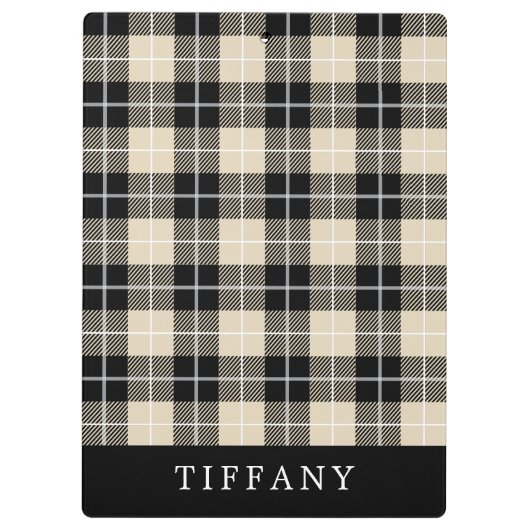 モノグラムトムソンカメルタータンチェック格子模様 クリップボード (裏面)