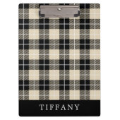 モノグラムトムソンカメルタータンチェック格子模様 クリップボード (正面)
