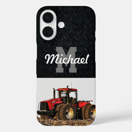 モノグラムトラクター農業ティージュメンズ機器 Case-Mate iPhoneケース (裏面)