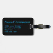 モノグラムトラベルブループールウォーター ラゲッジタグ (裏面横)