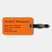 モノグラムトラベル魚釣りルース ラゲッジタグ (裏面横)