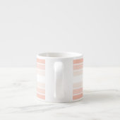 モノグラムトレンディーコーラルピンクパステルエスプレッソマグ エスプレッソカップ (裏面)