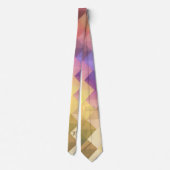 モノグラムトレンディースタイリッシュ&幾何学色メンズ ネクタイ (裏面)