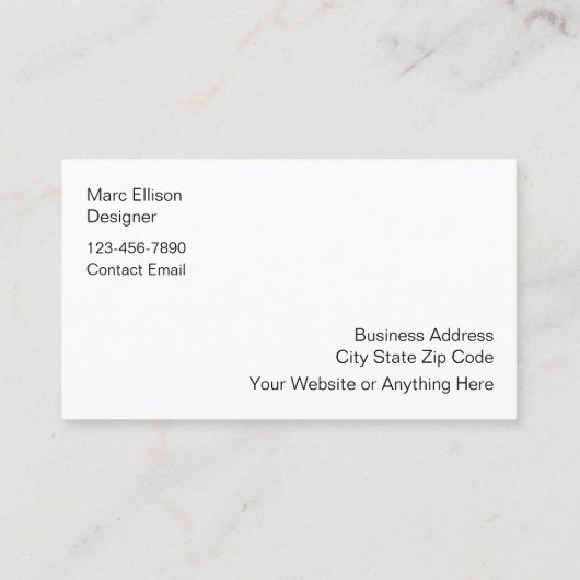 モノグラムトレンディーデザイナー名刺 名刺 (裏面)