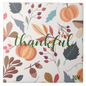 モノグラムトレンディー秋パターン6x6セラミックタイル タイル (正面)