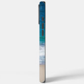 モノグラムトロピカルサンディパーソナライズされたビーチ Case-Mate iPhoneケース (裏面 / 左)