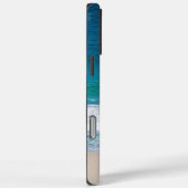 モノグラムトロピカルサンディパーソナライズされたビーチ Case-Mate iPhoneケース (裏面 / 右)