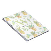 モノグラムトロピカルパイナップルレシピ ノートブック (右側)