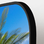 モノグラムトロピカルビーチパームツリーズ ピックルボールラケット (左詳細)