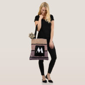 モノグラムトートバストライプのッグ – パーソナライズされた & トートバッグ (モデル)