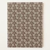 モノグラムトープ茶色の葉 プランナー手帳 (裏面)