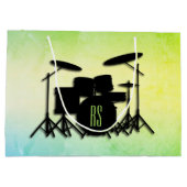 モノグラムドラムセットグリーン ラージペーパーバッグ (裏面)