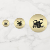 モノグラムドラムセット金ゴールド コンフェッティ (正面)