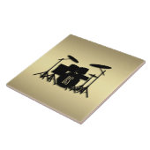 モノグラムドラムセット金ゴールド タイル (側面)