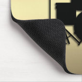 モノグラムドラムセット金ゴールド マウスパッド (コーナー)