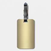 モノグラムドラムセット金ゴールド ラゲッジタグ (裏面縦)