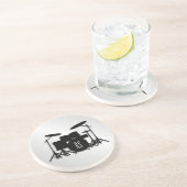 モノグラムドラムセット銀 コースター (側面)