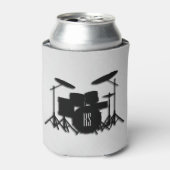 モノグラムドラムセット銀 缶クーラー (缶正面)