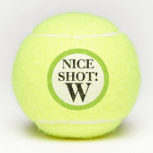 モノグラムナイスショット幾何学円 テニスボール (正面)