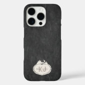 モノグラムナチュラルスタンプ | カスタムネーム Case-Mate iPhoneケース (裏面)