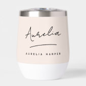 モノグラムニュートラルモダンシグネチャミニマリスト (正面)