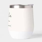 モノグラムニュートラルモダンシグネチャミニマルアイボリー (左面)